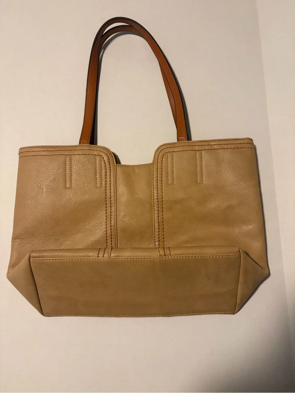Montana West Tan & Cognac Tote Shoulder Bag – Excellent Condition